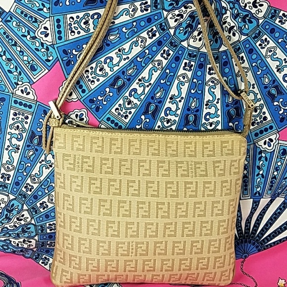 Fendi Handbags - Authentic Fendi FF Monogram Mini Hand Bag